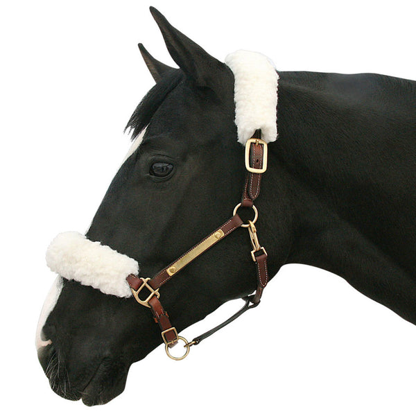 Back On Track Therapeutic Fleece Halter Covers - 2 pcs